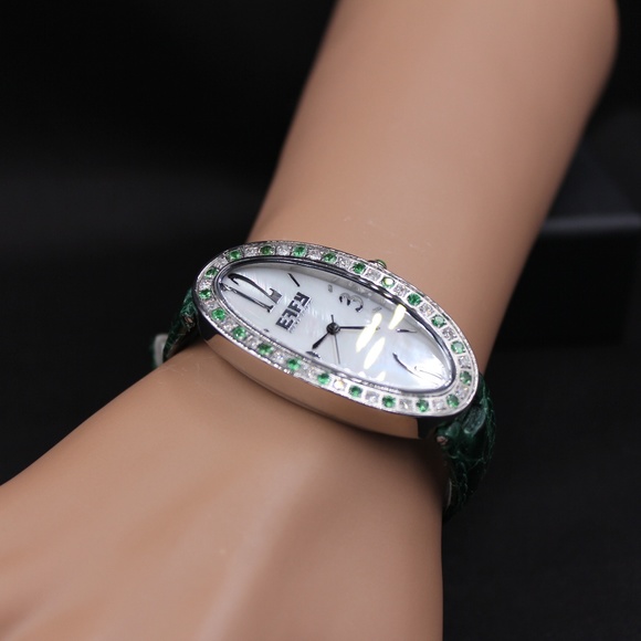 Tsavorite Diamond 1.78 Tcw Unisex Luxury New Watch